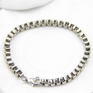 Bracciale ZRM per Bambini in Lega di Zinco Vintage, Sottile, con Catena Geometrica e Ciondolo, Ideale per Anniversari - Product Image 1