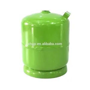 Zhangshan 3kg 6L LPG Cilindro de gas Mini Portable Camping LPG Botellas de gas