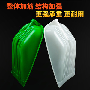 พลั่วพลาสติกหนา ใบมีดสี่เหลี่ยม หนา 15 มม. ยาว 44 ซม. เครื่องมือกำจัดหิมะ - Product Image 4