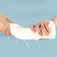 Serviettes de bain et de visage jetables en coton non tissé avec logo personnalisé, vente en gros pour spa, salon, manucure, salle de bain, hôtel