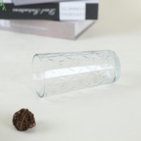Tasse à eau en verre tasse en verre de lait parfaite verrerie à boire tasse en verre de lait ronde pour des boissons rafraîchissantes et un décor de table élégant