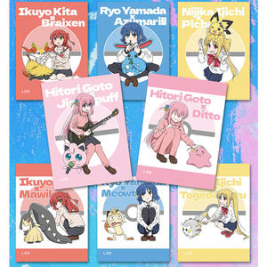 Cartes <span class=keywords><strong>de</strong></span> collection Pokémon GL, fournisseur en gros, jeu <span class=keywords><strong>de</strong></span> <span class=keywords><strong>base</strong></span> chinois, figurines <span class=keywords><strong>de</strong></span> fête, Pokémon Huohu, languettes détachables 2.0, jeux <span class=keywords><strong>de</strong></span> société - Product Image 5