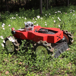 Vente en gros de haute qualité 9HP à moteur diesel 4 temps bricolage robot de tondeuse à gazon à roues-automatique automoteur télécommandé - Product Image 1