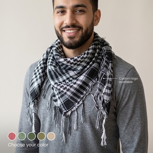 Bufanda de verano unisex nueva moda chal a cuadros abrigo Keffiyeh bufanda palestina para hombres y mujeres estilo árabe <span class=keywords><strong>Shemagh</strong></span> - Product Image 1