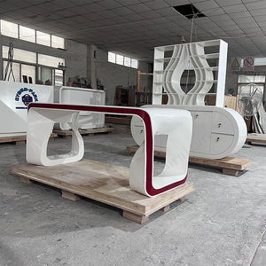 ชุดโต๊ะและตู้หลังสำหรับคลินิกแพทย์ชุดโต๊ะทำงานแบบหรูหราดีไซน์ทันสมัย - Product Image 3