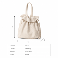 Sac fourre-tout en toile robuste avec cordon de serrage en corde résistante, logo personnalisé