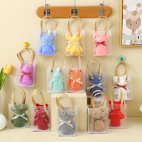 Serviettes en microfibre polaire corail de haute qualité en forme de lapin et d'ours, douces pour la peau, antimicrobiennes, séchage rapide, pour salle de bain, anniversaire, mariage