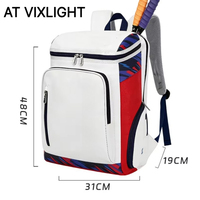 Sac à dos de badminton et de tennis imperméable grande capacité en PU, marque XY, avec compartiment à chaussures séparé, idéal pour la course à pied – Offre spéciale prix usine
