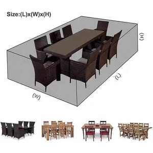 Housses de meubles de <span class=keywords><strong>jardin</strong></span> robustes pour la protection hivernale Housses de chaise de canapé imperméables et résistantes au soleil - Product Image 2