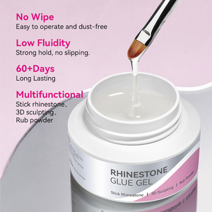 BORN PRETTY - Pegamento para <span class=keywords><strong>Uñas</strong></span> en Gel <span class=keywords><strong>con</strong></span> Diamantes de Imitación, 30 g, Transparente, Sin Necesidad de Limpiar, Adhesivo Superfuerte para Decoración de <span class=keywords><strong>Uñas</strong></span>, Pegamento para Gemas para Esculpir en 3D - Product Image 6