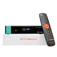 GTMEDIA V8X Récepteur satellite numérique DVB-S2 HD Supports S2X + CA Card avec True SCART Plastic Design