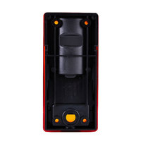 Detector de Fotocélula Reflectora de Largo Alcance 12-24V DC/AC, Sensor Infrarrojo para Puerta Automática, Sensor de Seguridad para Puerta con Cubierta Impermeable
