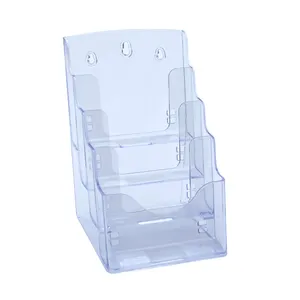 Nhà Máy Cung Cấp Giá Đỡ Sách Quảng Cáo Bằng Acrylic Trong Suốt Giá Đỡ Giấy Thực Đơn Sách Quảng Cáo Giá Trưng Bày Thẻ Trong Suốt