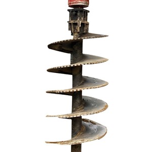 Foreuse spirale hydraulique pour excavatrice, accessoire de forage pour fondations de pieux et installation de poteaux - Product Image 3