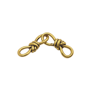 Heteromorphic Knot hình mùa xuân Nhẫn hợp kim kẽm <span class=keywords><strong>Key</strong></span> Fob Carabiner móc phần cứng vành đai dây đeo chuỗ<span class=keywords><strong>i</strong></span> Khóa Phụ Kiện - Product Image 5