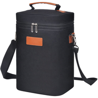 Sac isotherme pour 2 bouteilles de vin, sac isotherme pour champagne, sac de pique-nique imperméable, sac isotherme pour vin