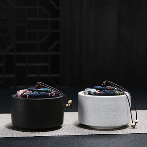 กล่องใส่เมล็ดกาแฟเครื่องปั้นดินเผาญี่ปุ่นโลโก้ที่กำหนดเอง - Product Image 2