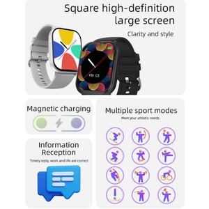 Nuovo Smartwatch Impermeabile IP67 2024, <span class=keywords><strong>Orologio</strong></span> Intelligente <span class=keywords><strong>Touch</strong></span> Screen Completo, Braccialetto Sportivo Android per <span class=keywords><strong>Uomo</strong></span>, Chiamate alla Moda - Product Image 2