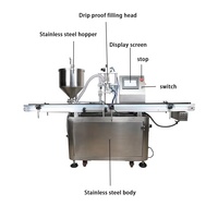 Machine de remplissage pour crèmes, pâtes, bonbons, aliments pour animaux, snacks en conserve et crèmes de verre, pour produits à haute viscosité, tels que la crème de pigment perlé époxy, l'huile d'olive et la pâte de curry à gros grains