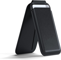 Dompet MagSafe iPhone dengan Penyangga yang Dapat Disesuaikan, Bahan PU untuk Seri iPhone 16/15/14/13/12