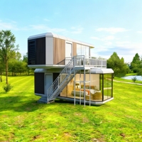 Modulaire Préfabriqué Mobile Capsule House Petite Maison Capsule Prix Raisonnable Capsule Application Extérieure pour Appartements