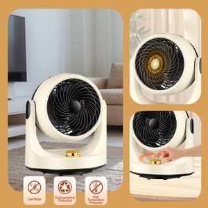 Calentador eléctrico pequeño de <span class=keywords><strong>bajo</strong></span> <span class=keywords><strong>consumo</strong></span> giratorio automático gran angular 1800W protección contra sobrecalentamiento calentador de ventilador independiente - Product Image 6