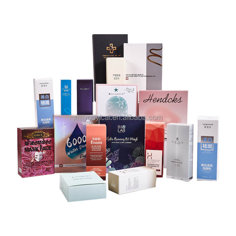 The Factory Customizes Various Paper Packaging Boxes with Gold Stamping and UV Color Printing Suitable for All Industries