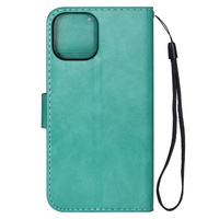 Casing Ponsel Kulit PU Lembut Iphone 11/11 Pro/11 Pro Max, Casing Penutup Belakang Dompet Slot Kartu Flip untuk Iphone 13/13 Pro Max/13 Mini
