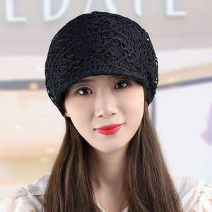 ¡Novedad de 2026! Gorro de punto hueco de doble capa personalizado KJ, gorro holgado de malla cálida para mujer - Product Image 4