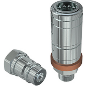 ข้อต่อไฮดรอลิกแบบปลดเร็ว 3CFPV ซีรีส์ A มาตรฐาน ISO 7241-1 ขนาดตัวเรือน 1/2 นิ้ว เกลียว <span class=keywords><strong>M</strong></span> 22*1.5 ความแม่นยำสูง สำหรับรถแทรกเตอร์ - Product Image 1