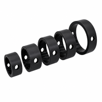 Sièges de vanne papillon en caoutchouc EPDM NBR à deux trous opposés, avec joint de doublure résiliente pour vannes de régulation de fluides de type Wafer Lug