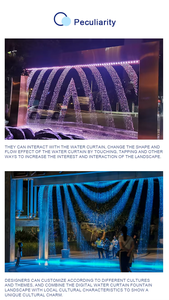 2026 Water Crown SS304 Pared divisoria de cascada moderna para decoración de piscinas, cascadas de desagüe, estanques y jardines exteriores, Modelo SG09 - Product Image 2