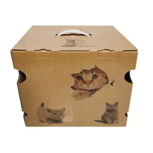 Di alta qualità di spessore elemento portante dell'animale domestico del cane del gatto del coniglio animale cartone scatola di cartone