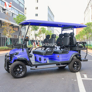 Carrito de Golf Eléctrico de 6 Pasajeros con Suspensión Independiente, Vehículo Utilitario, Homologado para Circular por Carretera, Buggy con Batería de Litio - Product Image 2