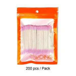 <span class=keywords><strong>Coton</strong></span>-<span class=keywords><strong>tiges</strong></span> miniatures à double tête personnalisés en gros, <span class=keywords><strong>coton</strong></span>-<span class=keywords><strong>tiges</strong></span> pointus sans poussière, <span class=keywords><strong>coton</strong></span>-<span class=keywords><strong>tiges</strong></span> roses pour le nettoyage des ongles - Product Image 2