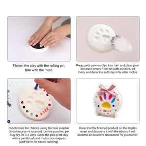 Brinquedo de desenho infantil DIY, kit de plástico para animais de estimação, brinquedo educativo, desenho mágico, com pata - Product Image 4