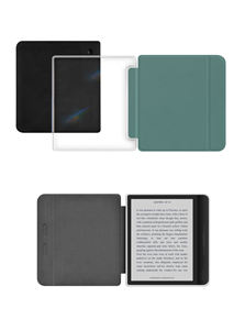 Прозрачный акриловый чехол для Kobo Libra Colour 2/Tolino Vision 6 7 дюймов с прозрачной задней крышкой с печатью, с ручкой и подставкой, полное покрытие - Product Image 3