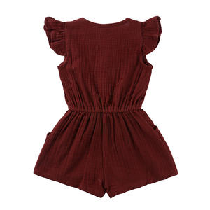 Ropa Infantil al por Mayor, Mono de Algodón para Bebés Recién Nacidos, Body de Pana para Niñas, de China - Product Image 2