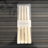 Bougie pilier haute et effilée sans parfum, lot de 4, vente chaude, pour la décoration intérieure, 5 couleurs, emballage OEM