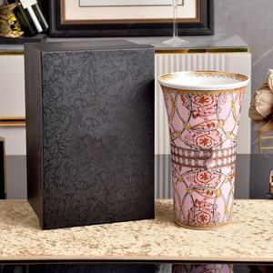 Jarrón Decorativo de Cerámica Hecho a Mano, Estilo Art Deco Europeo, Ecológico, para Arreglos Florales Grandes - Product Image 2