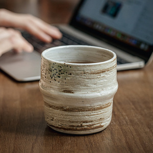 Taza de café maestra japonesa de cerámica estilo Wabi-Sabi, marca Alfa desechable moderna de mano para fiestas, uso doméstico - Product Image 5