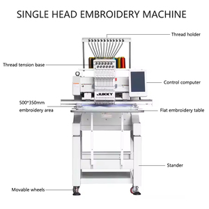 เครื่องปักผ้าอัตโนมัติเต็มรูปแบบ 1501 เครื่อง พร้อมเข็มปักหลายเข็ม ควบคุมด้วยคอมพิวเตอร์ สำหรับงานตัดเย็บเสื้อผ้าและเครื่องจักรอุตสาหกรรม - Product Image 1