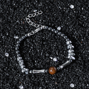 Pulsera de Cadena Geométrica Simple y Popular, Estilo Hiphop, Pulseras de Acero Inoxidable para Hombre, Joyería de Moda al por Mayor - Product Image 1