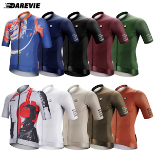 Abbigliamento <span class=keywords><strong>da</strong></span> Ciclismo Darevie Rosso Illusion, <span class=keywords><strong>Maglie</strong></span> <span class=keywords><strong>da</strong></span> Bicicletta Trek Team per Uomo - Product Image 1