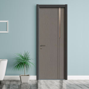 Hot Selling Cheap Customized High Quality Waterproof French PVC MDF HDF Interior Wooden <strong>Doors</strong> for House - Product Image 4