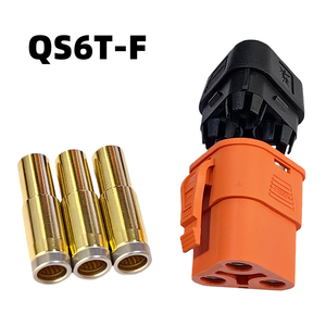 ขั้วต่อกันประกายไฟแบบ 3 เฟส QS6T, ปลั๊กกระแสสูง 60-100A สำหรับกล่องแบตเตอรี่โดรนและตัวควบคุมการจัดเก็บพลังงาน - Product Image 3