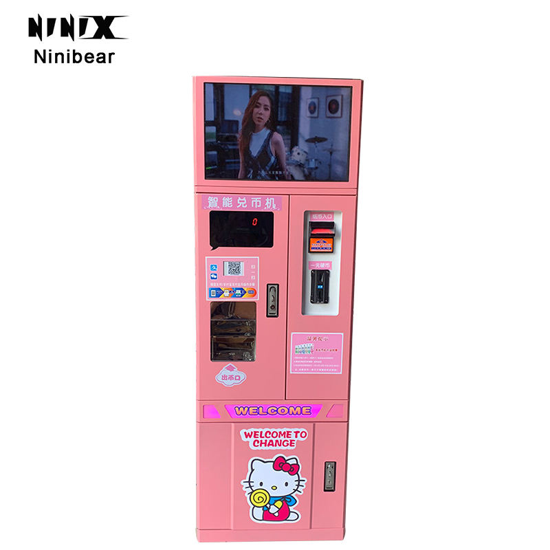 Self-service coin vending machine