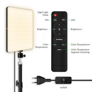 Lumière vidéo LED M24 avec télécommande professionnelle, éclairage de panneau à intensité variable, <span class=keywords><strong>studio</strong></span> photo, photographie en direct, lumière de remplissage, <span class=keywords><strong>Tik</strong></span> <span class=keywords><strong>Tok</strong></span> - Product Image 6