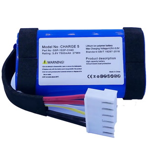 Paquete de Baterías al Por Mayor para <span class=keywords><strong>Charge</strong></span> <span class=keywords><strong>5</strong></span>, Batería de Alta Potencia 3.6v 7500mAh, Baterías GSP-1S3P-CH40 para Altavoces <span class=keywords><strong>JBL</strong></span> Charge5 - Product Image 3