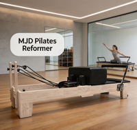 MJD Enterprise Reformer de Pilates en bois amélioré, haute capacité de charge pour les projets de fitness d'entreprise et les commandes d'équipements en gros